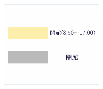 開室時間案内