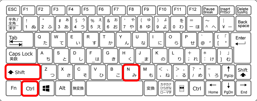 キーボード詳細は以下